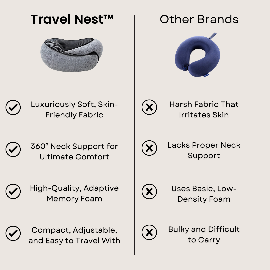 Travel Nest™ Travel Pillow