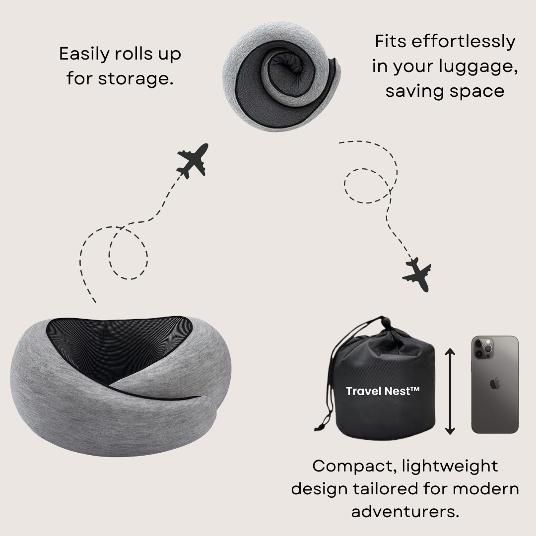 Travel Nest™ Travel Pillow